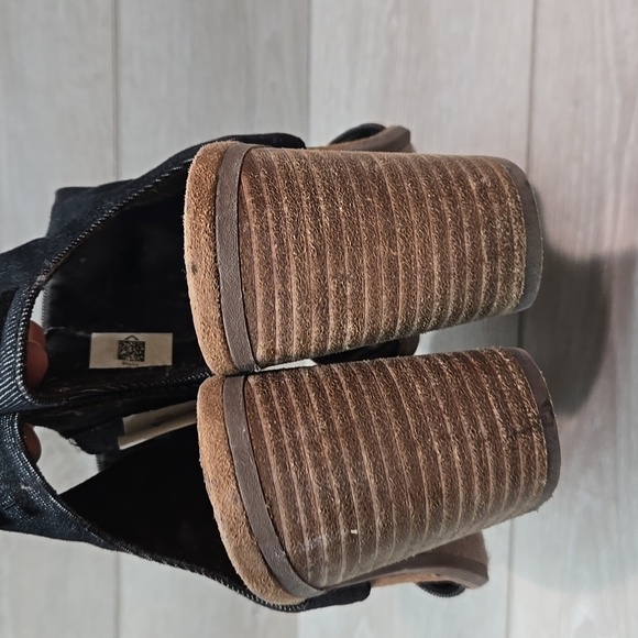 Toms Women Majorca Cut Out Ankle Heels Open Toe Sandals shoes sz 12 - Picture 7 of 12